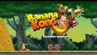 banana 🍌 Kong un juego muy buena diferentes zonas por pasar en el juego