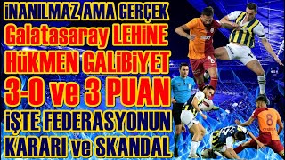 SONDAKİKA Galatasaray, Fenerbahçe Maçının İptalini ve Hükmen 3-0 Galibiyet İstiyor! İşte Detaylar