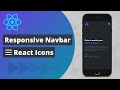 React Navbar Tutorial & Landing Page - Beginner React Project Using React Icons