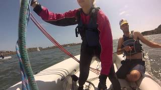 UCLA Sailing Alumni Regatta 2013: Sam and Anna 1