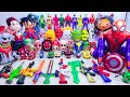 Spider-man pop toy series Unbox, Marvel hero toy figures, pop action dolls, Spider-Man pop toy guns