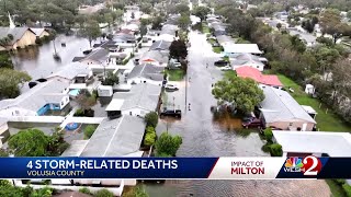 4 killed in Volusia County during Milton; crews perform 170 high-water rescues