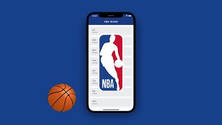 🏀📱 NBA App • Data from API • Flutter Tutorial ♥