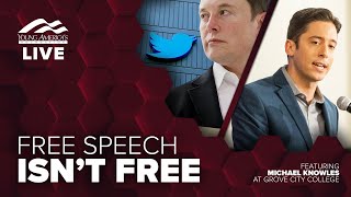 Free speech isn't free | Michael Knowles LIVE at Grove City College