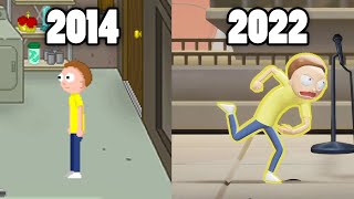 Evolution Of Rick And Morty In Games (2014 - 2022) | Then Vs Now