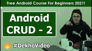 SQLite Android CRUD: Adding Contacts to the Database | Android Tutorials in Hindi #26
