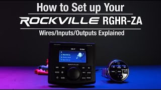 The Wires, Inputs, and Outputs on Your Rockville RGHR-ZA Marine Gauge Hole Receiver Explained!