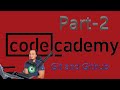Codecademy, Git and Github part-2