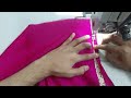 কামিজের ফারায় পাইপিন লাগানো নিয়ম how to attach piping slits chaak for kameez kurti