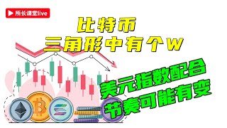 比特幣能反彈測壓力點？| 比特幣變盤三角形調整出W底？| 以太幣魚排行情等突破或者頭肩底建立 | 黃金要在1885反抗 |