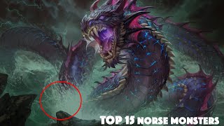 TOP 15 Scariest Creatures Monsters in Norse Mythology