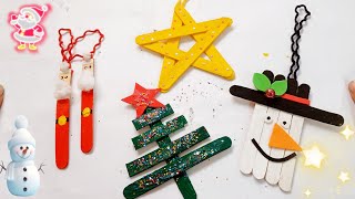 Easy Christmas Decoation 2024 || Christmas decor ideas || Christmas decor using popsickle sticks