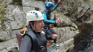 Canyoning Action highlights from Scotland's Canyons: So Much Fun! #travel #adventure #visitscotland