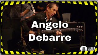 Interview Angelo Debarre avec une guitare archtop Echo d'Artistes à la main (version intégrale)