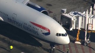 Passenger restrained on flight