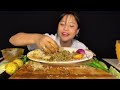 🍯🍳 asmr village feast spicy buffalo honeycomb bhaglo bhudi u0026 egg fried rice treat 🍚🔥