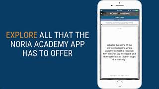 The Noria Academy App: Machinery Lubrication and Oil Analysis Certifications