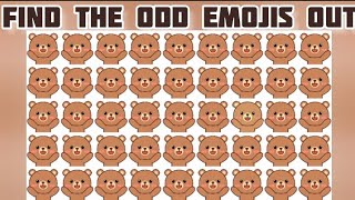 Find the Odd emojis out || Guess the odd emojis out || impossible quiz , easy medium hard