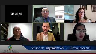 TJGO - 2ª Turma Recursal - Sessão de Julgamento transmitida ao vivo em 12/05/2021- 10h