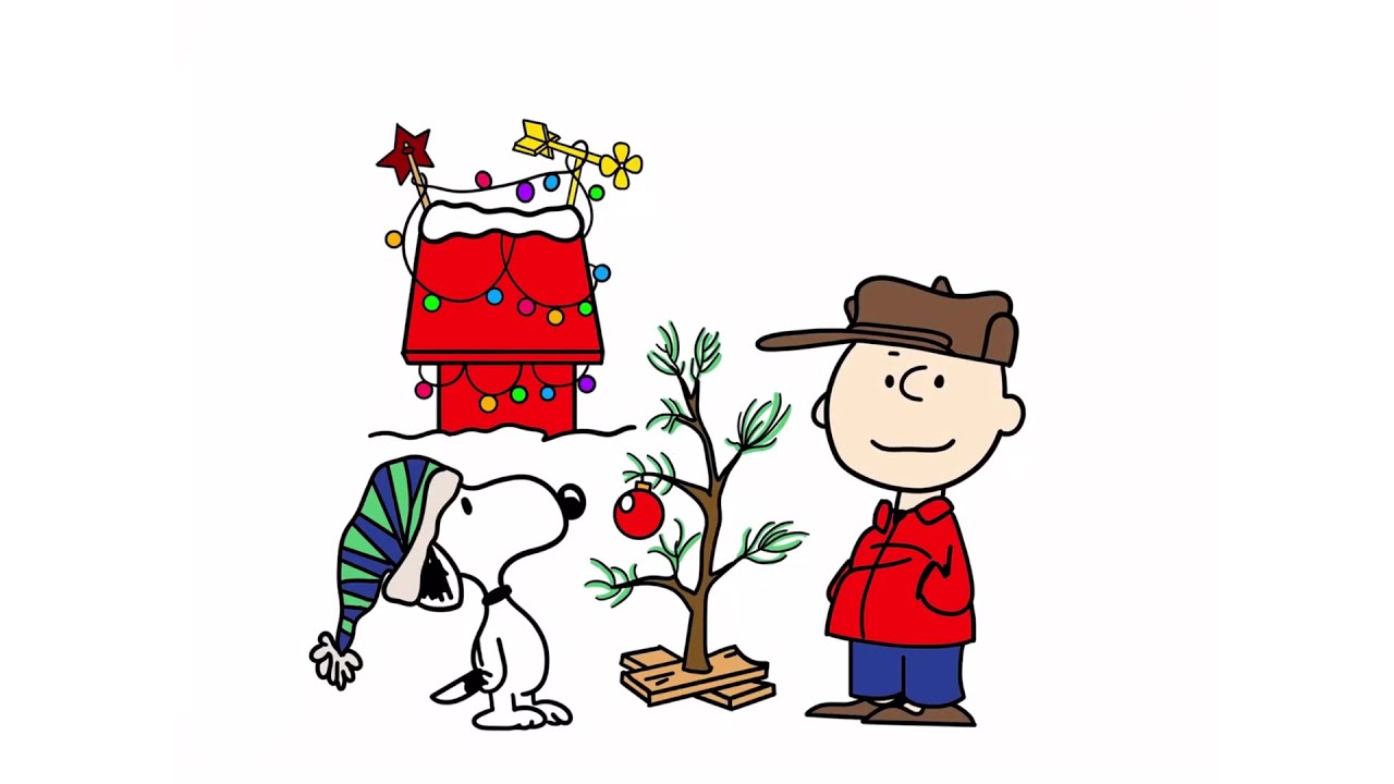 Charlie Brown Christmas | Draw And Color With Me - YouTube