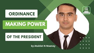 Ordinance Making Power of the President | Article 123