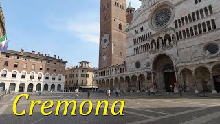 クレモナ、中心地の風景【Cremona 2020 05 22, Video of the center city】