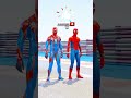 gta5 স্পাইডার ম্যান পোশাক রেসিং 😱 trending spiderman ironman cartoon