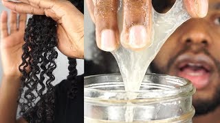 I MADE HAIR GEL FROM FLAXSEEDS! *first impressions*