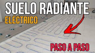 🔝​🔝INSTALACIÓN  Suelo RADIANTE ELÉCTRICO👉​  para Suelo Porcelanico