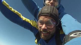 Tandemsprung von Michael bei skydive nuggets in Leutkirch