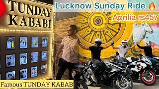 Only one Aprilia rs457 In Lucknow || Delhi To Lucknow Solo Ride || Lucknow Sunday Ride 🔥 #subscribe