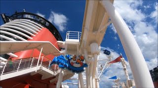 AquaDuck Full POV Ride Experience 2023 | Disney Dream | Disney Cruise Line