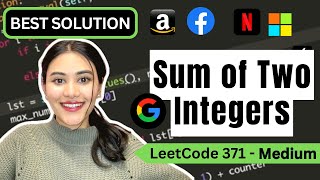 Sum of Two Integers - LeetCode 371 - Python