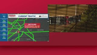 Two crashes snarl I-75 north traffic
