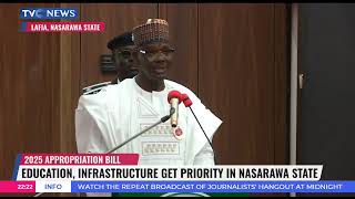 Gov. Sule Present N382.5 Billion 2025 Appropriation Bill To Nasarawa Assembly