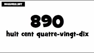 How to pronounce 890 in French in French