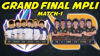 Match Tercepat Di grand final RRQ vs RSG Cuma 8 Menit COK!! - MPLI Match 1