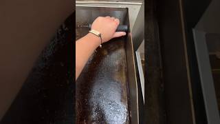 The Most SATISFYING Grill Cleaning You'll Ever See! #satisfying