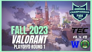 PIEA Fall 2023: Valorant - Playoffs, Round 1