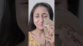 Makeup Using Shoe 👠🤣 #random #funny #makeup #challenge #viral #shorts #riyapaul