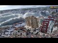 Biggest Tsunami in History Caught On Camera! Powerful M7.1 Earthquake hits in Kyushu Japan!