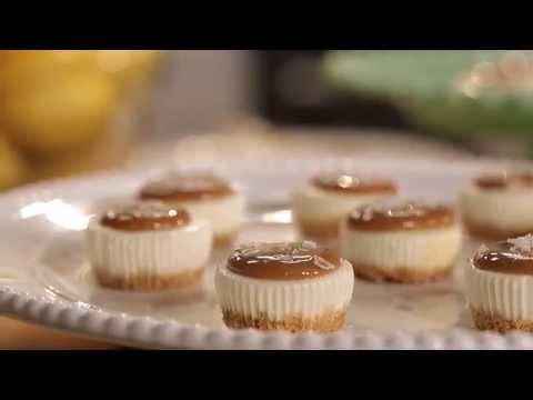 Salted Caramel Cheesecake Minis Recipe | PHILADELPHIA Cream Cheese Salted Caramel Cheesecake Minis Recipe | PHILADELPHIA Cream Cheese