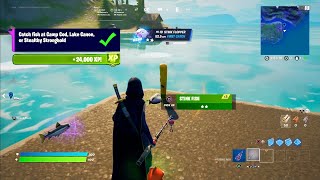 Fortnite - Catch Fish At Camp Cod, Lake Canoe, Or Stealthy Stronghold (Season 6 Week 3 Challenges)