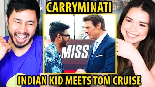 CARRYMINATI | Indian Kid Meets Tom Cruise | Reaction | Jaby Koay