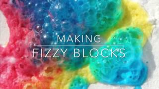 MAKING FIZZY BLOCKS - Kids Fun \u0026 STEM Learning