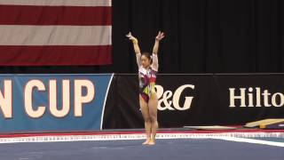 Natsumi Sasada (JPN) – Floor Exercise – 2015 AT\u0026T American Cup