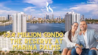 The Reserve at Marina Palms. Private Tour of a Condo $3.4 Million in Miami. LUXURY REAL ESTATE