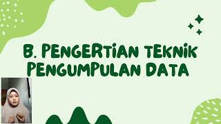 METODE DAN TEKNIK PENGUMPULAN DATA