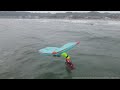 鎌倉ウィングフォイル surfing 、kyohei サン（f.one takumaライダー） 2022.6.20.夕方 ウィングフォイル wingfoil wing foil 材木座海岸