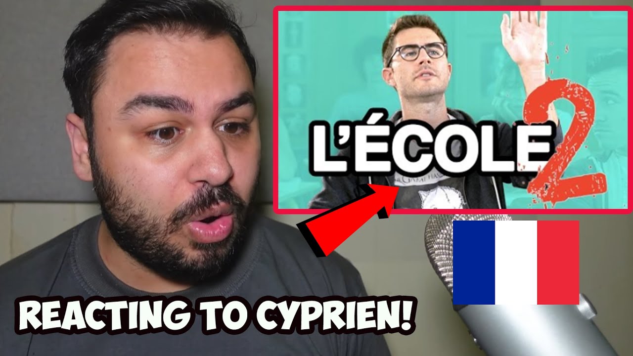 British Reaction To Cyprien School 2 French R Youtube